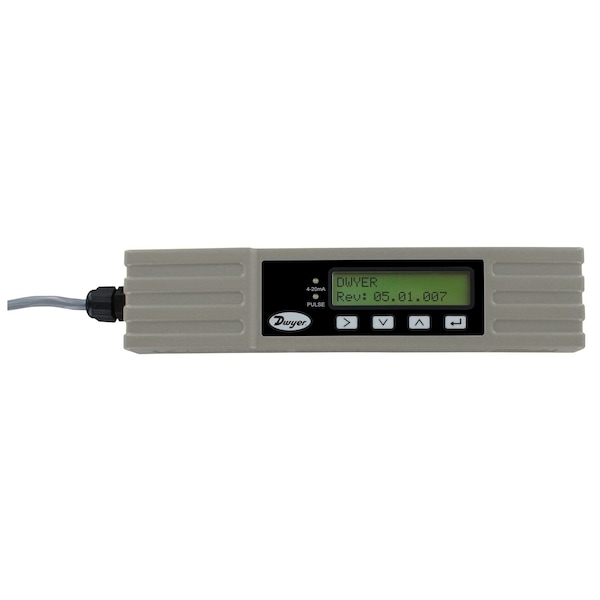 Complete Ultrasonic flowmeter set, pipe size range 2 to 79" (50 to 2000 mm), 24 VAC/VDC power supply.